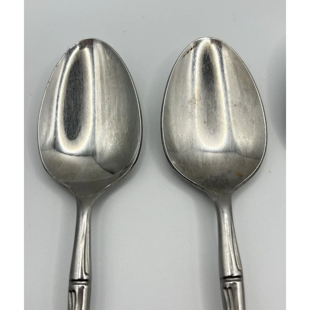 Reed & Barton Rebacraft Regal Bamboo Teaspoons 6-1/4
